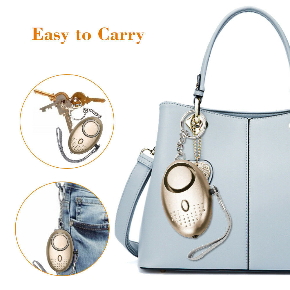 Self Defense 130dB Women Security Alarm Keychain