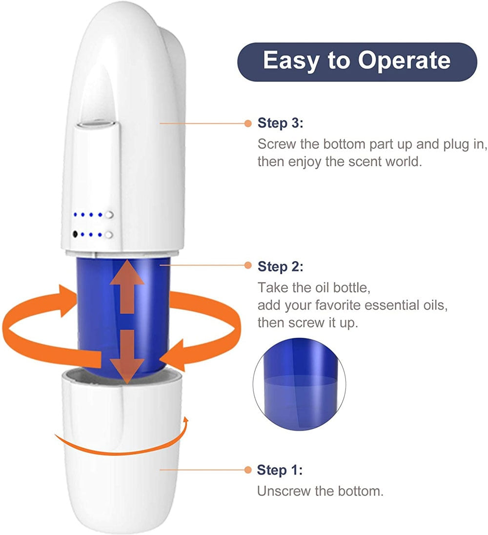 Smart Waterless Essential Oil Diffuser