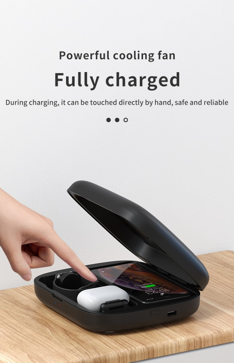 4in1 Wireless Charging UV Disinfection Box