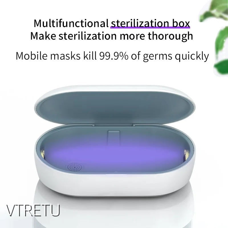 Mobile Phone Disinfection Box with Wireless Charger