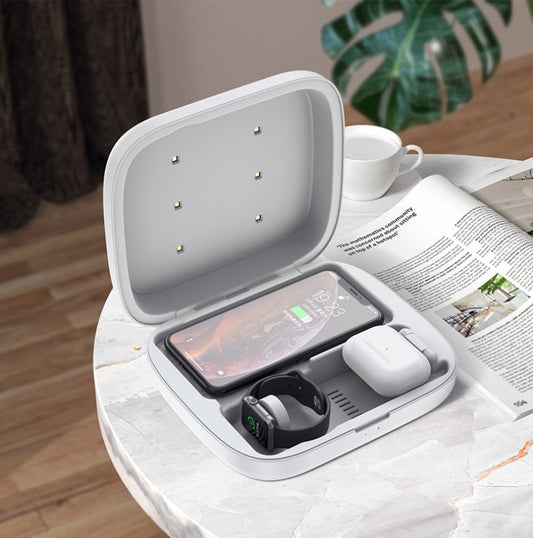 4in1 Wireless Charging UV Disinfection Box